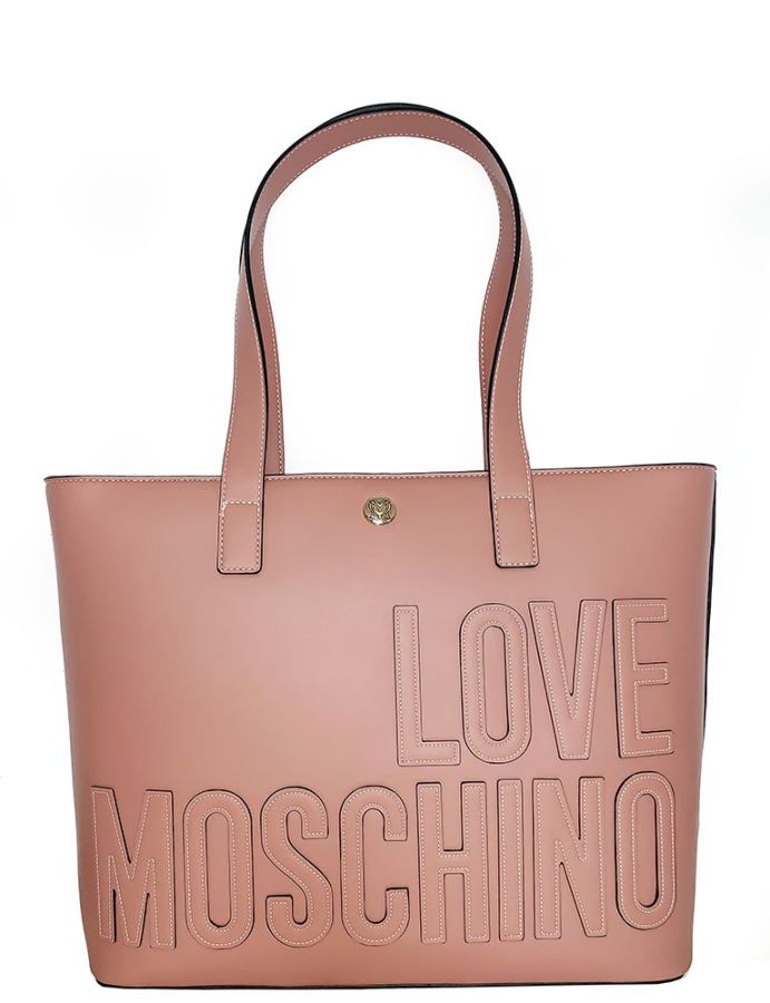 Love Moschino | Bolsa Shopper Feminina Rosa - Rolling Luggage | Malas &  Acessórios