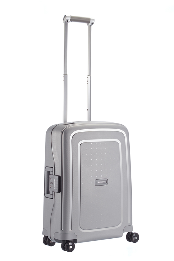 S'Cure Mala de Cabine 55cm c/ 4 Rodas e Fechadura Silver - Rolling Luggage  | Malas & Acessórios