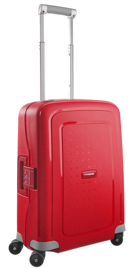 S'Cure Mala de Cabine 55cm c/ 4 Rodas e Fechadura Crimson Red - Rolling  Luggage | Malas & Acessórios
