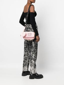 Range O Bolsa Tiracolo Feminina Rosa | Versace Jeans Couture Bolsas de Senhora | Rolling Luggage